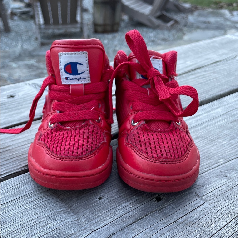 Champion Kids Vibrant Red Sneakers